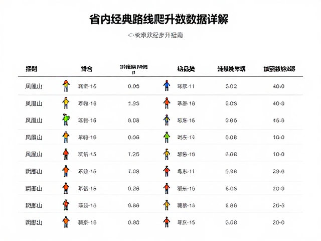 粤东山区经典轻徒步路线:凤凰山与阴那山的数据化拆解
