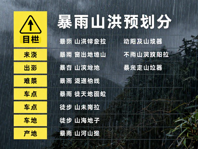 暴雨山洪预警!省内徒步目的地难度等级划分与起点终点定位指南