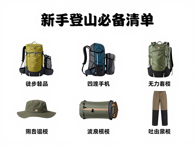新手登山必备清单,初次徒步装备推荐与无痕山林守则