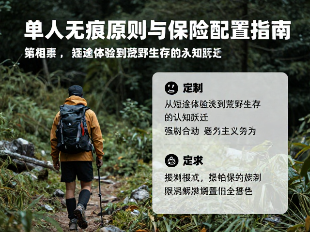 长线徒步爱好者必看,单人无痕徒步原则与保险配置指南