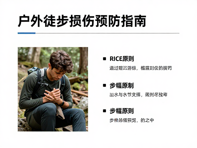 户外徒步损伤预防指南,掌握RICE原则与步幅控制