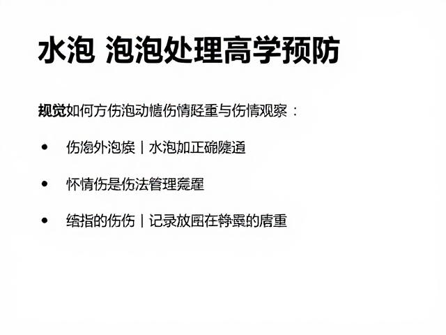 科学预防策略与场景化管理