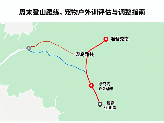 周末登山路线跟随,宠物户外训练效果评估与调整指南