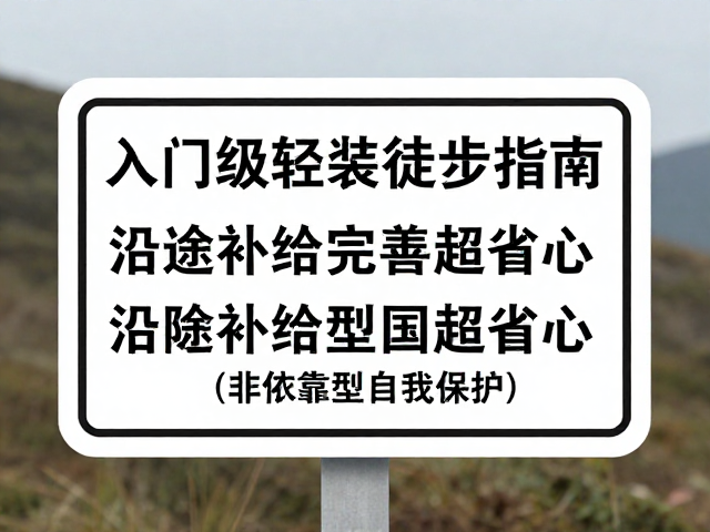 安全与应急:非依赖型自我保护
