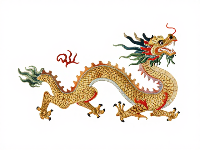 汉代刺绣工艺装饰画，龙凤纹饰如何象征宫廷贵族尊贵祥瑞