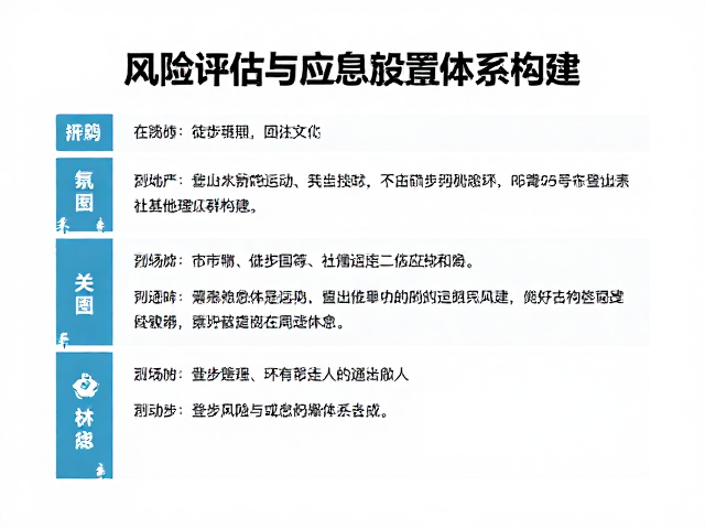 风险评估与应急预案体系构建