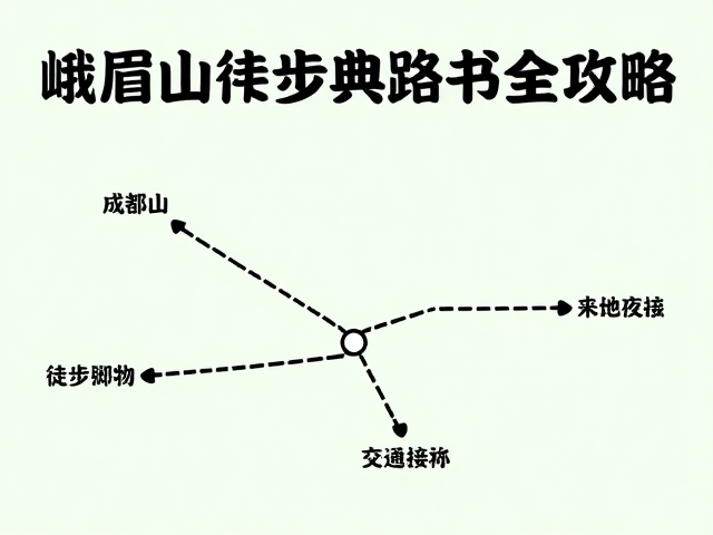 峨眉山佛教典故与羌寨故事,徒步人文路书全攻略