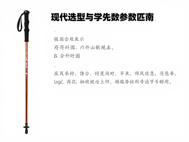 现代登山杖的科学选型与参数匹配