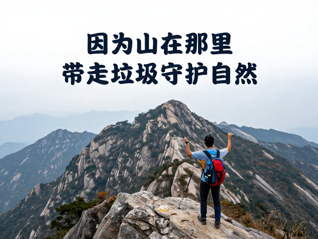 因为山在那里,践行登山价值观,带走垃圾守护自然