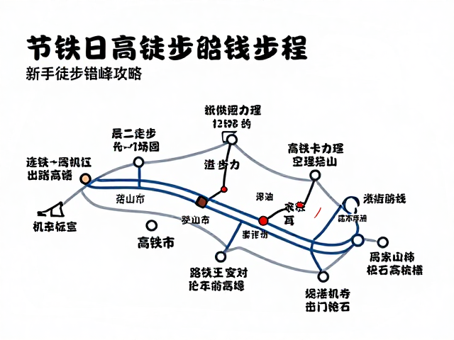 新手徒步错峰攻略,节假日高铁机场无缝衔接行程