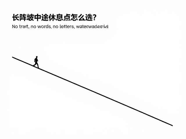长陡坡中途休息点怎么选?下坡一路小跑小步下行的省力技巧