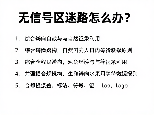 综合环境辨向与自然征象利用