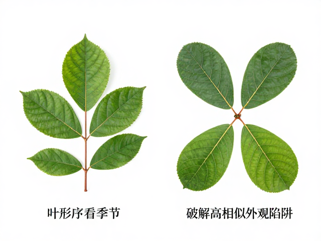 叶序排列:空间结构决定的分类关键