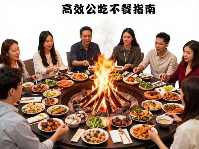 多人团队分餐指南,根据火堆大小匹配食物需求,高效煮食不翻车