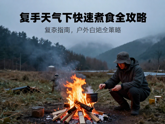 新手户外生火指南,复杂天气下快速开炉煮食全攻略