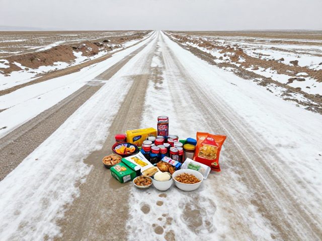 高海拔干旱路段储水避脏雪,高热量食物补给策略