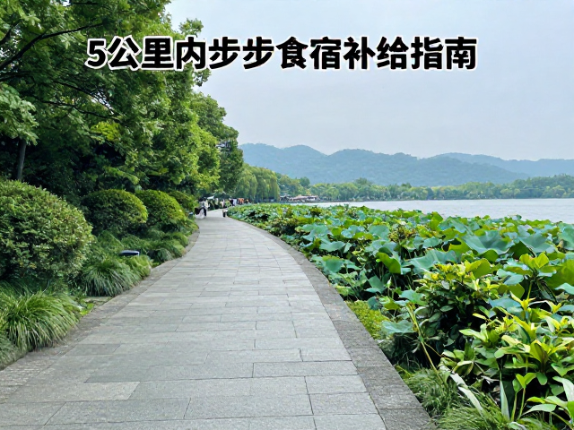 杭州西湖周边的山水步道与茶食文化