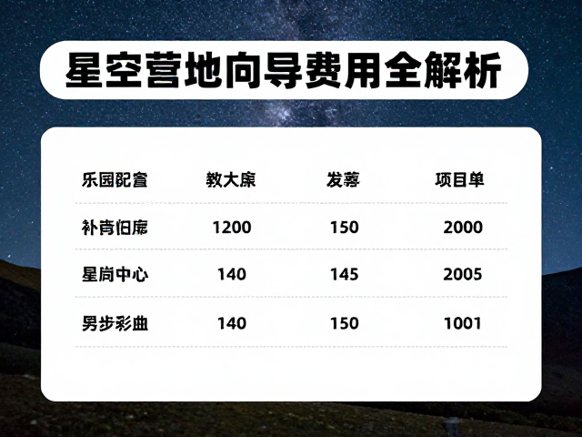 向导服务内容与费用构成解析