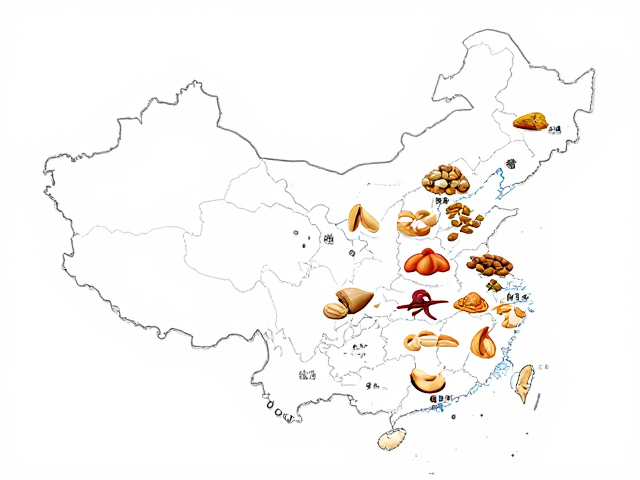 太行山沿线特色坚果干果的地域分布