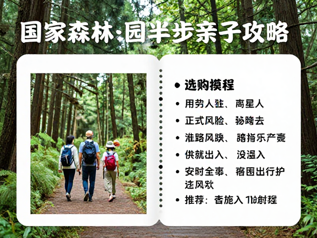 国家森林公园半日徒步亲子攻略,保险选购指南与安全路线推荐