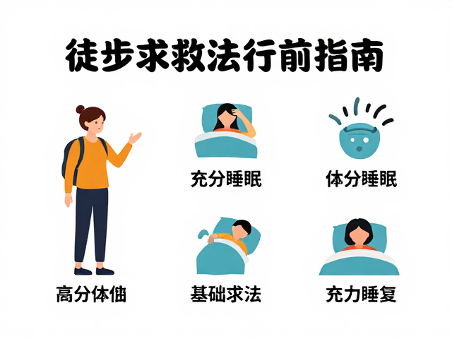 充足睡眠:体能恢复与行前准备