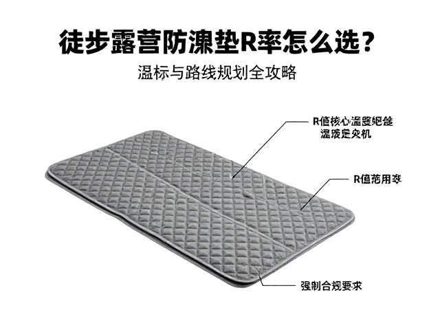 徒步露营防潮垫R值怎么选?温标与路线规划全攻略