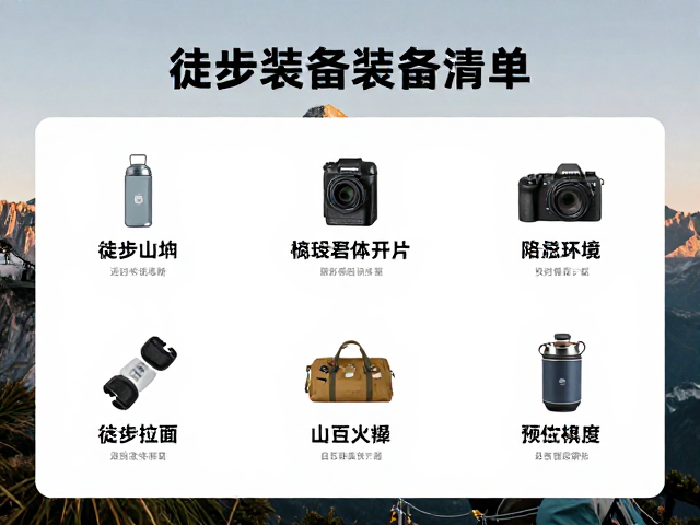 个人生存与补给规划