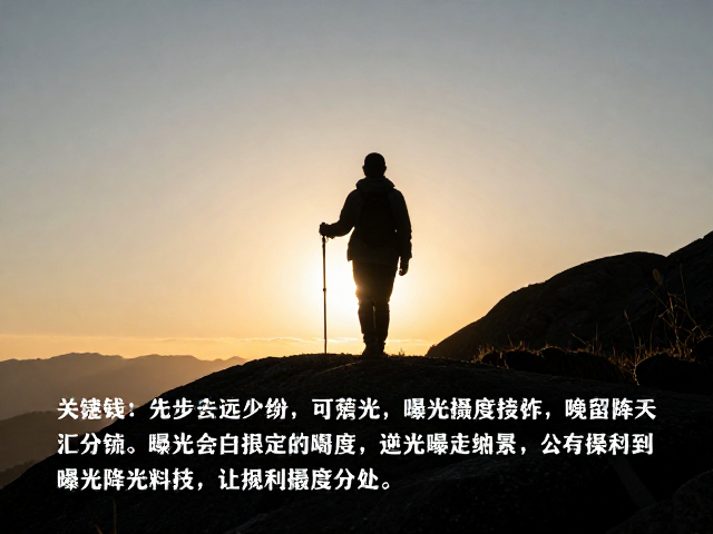 傍晚逆光徒步摄影技巧,附路况难度分级与常见问题解决