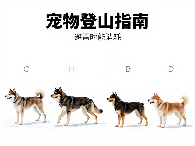 宠物登山指南,犬种体能匹配与雪地行走避免过度消耗