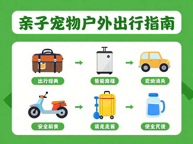 亲子宠物户外出行指南,儿童防走失与自然教育全攻略