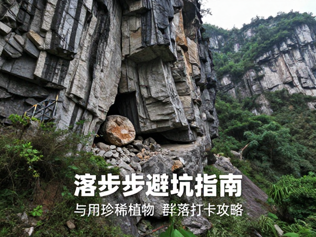 喀斯特徒步避坑指南,落石滑坡预警与珍稀植物群落打卡攻略