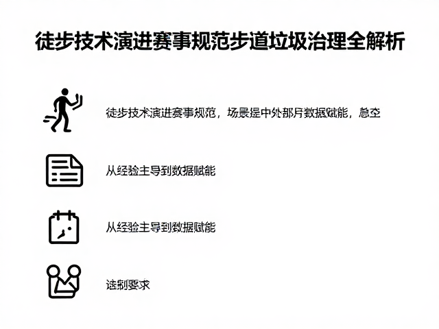 徒步技术演进与赛事规范,步道垃圾治理全解析