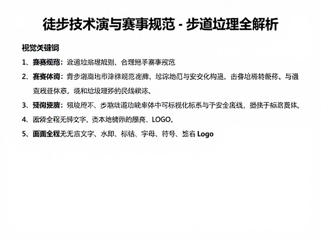 赛事规范构建:标准化体系与安全底线