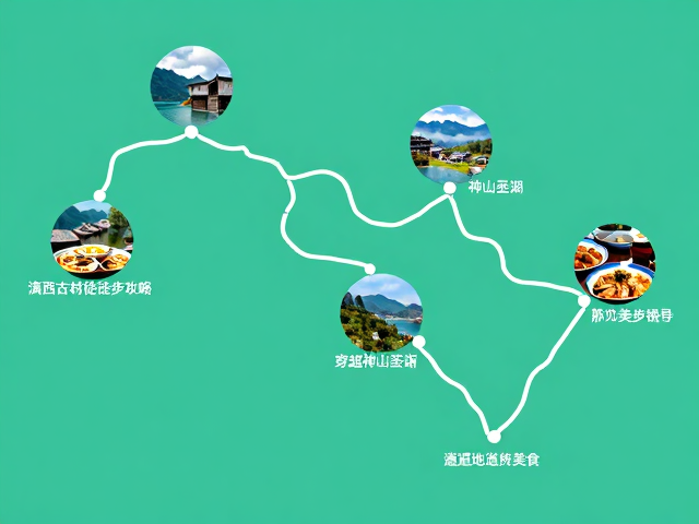 滇西古村徒步攻略,穿越神山圣湖,邂逅地道传统美食
