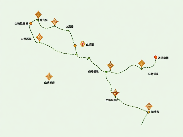 融合非遗体验的山地徒步路线规划