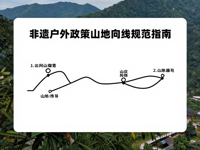 非遗户外政策与山地向导传习,山地节庆路线规范指南
