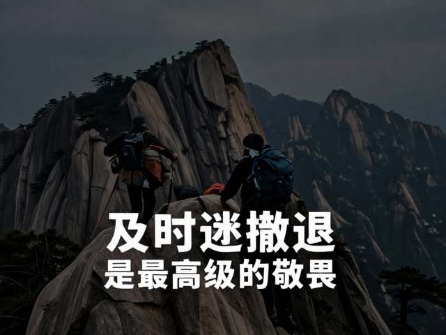 登山精神与文化传承,遵守路线规则,及时撤退才是最高级的敬畏