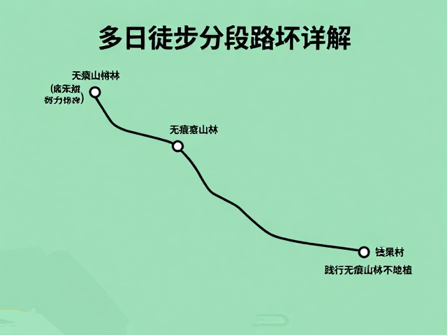 周末短线穿越,多日徒步分段路线详解,践行无痕山林不破坏植被