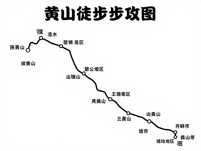 黄山徒步攻略,森林防火区登顶规定与返程交通详解