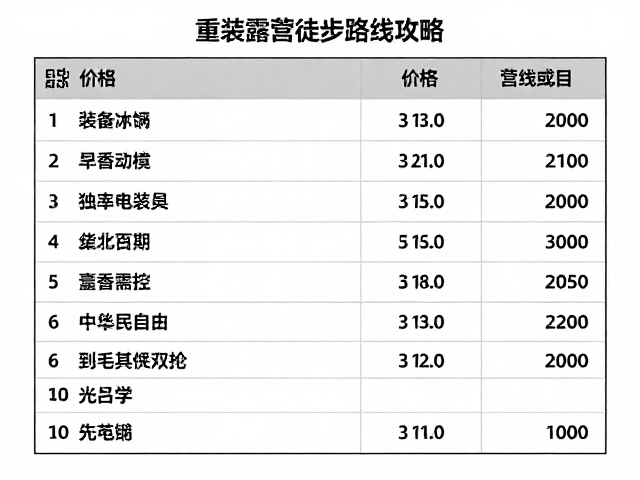 费用构成与预算控制细节