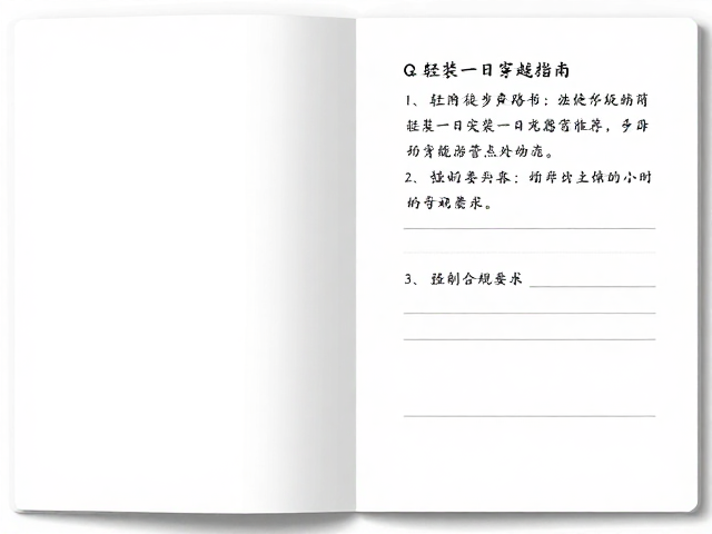 行前准备与安全提示