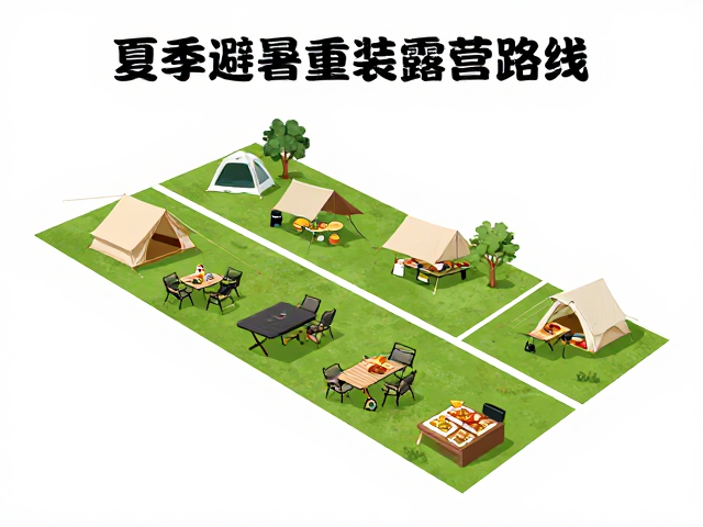 夏季避暑重装露营路线,营地排布、餐食补给与费用全攻略