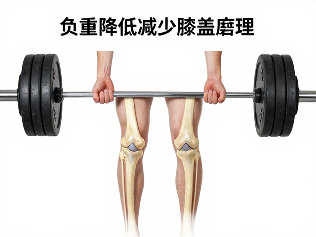 负重降低减少膝盖磨损原理