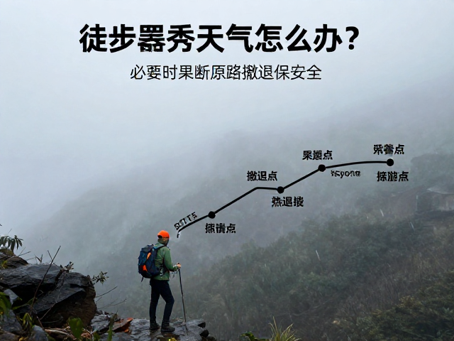徒步恶劣天气怎么办?标记撤退点,必要时果断原路撤退保安全