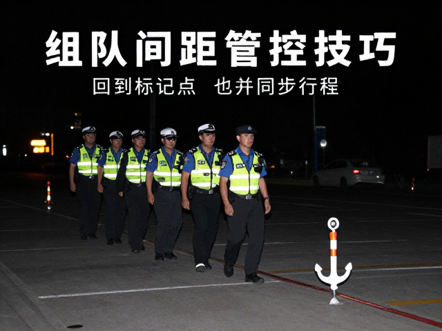 夜间组队间距管控技巧,回到标记点并同步行程,安全高效同行
