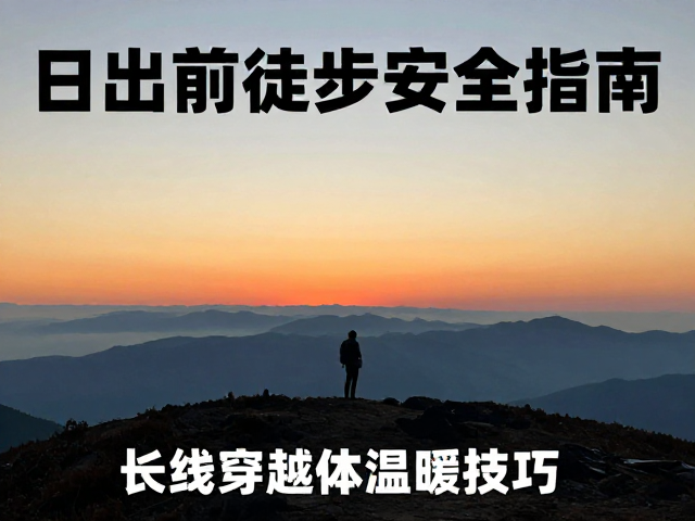 日出前徒步安全指南,长线穿越低温保暖技巧