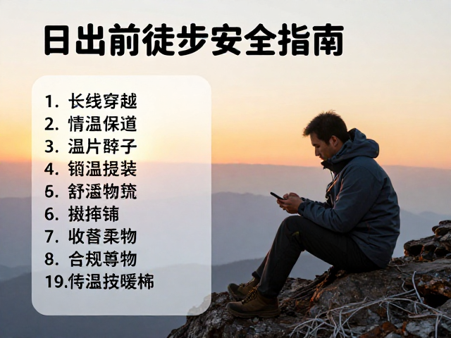 装备检查与应急物资的必备清单