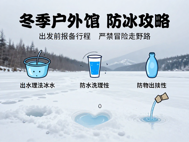 冬季户外饮水防冻攻略,出发前报备行程,严禁冒险走野路
