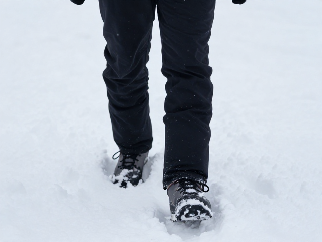 雪地深步抬脚防陷技巧,放松肩颈,避免体力透支的行进指南