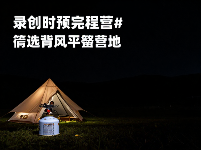 选对炉具气罐与规划简单行程